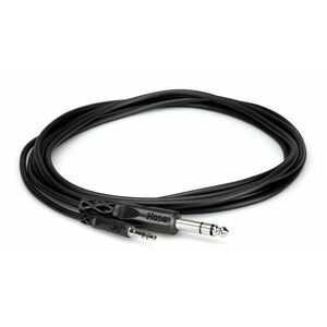 NOB Hosa CMS-110 3.5 mm TRS to 1/4 inch TRS Stereo Interconnect Cable, 10 feet